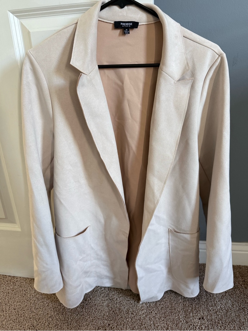 Premise Women’s Dusty Pink Open-Front Blazer